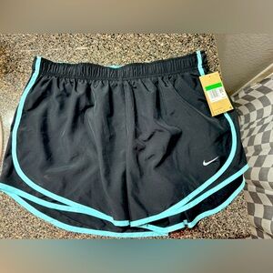 Nike Dri-Fit Shorts - Blue and Black Size XL
